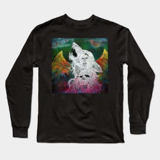 Wolf Spirit Animal Long Sleeve T-Shirt